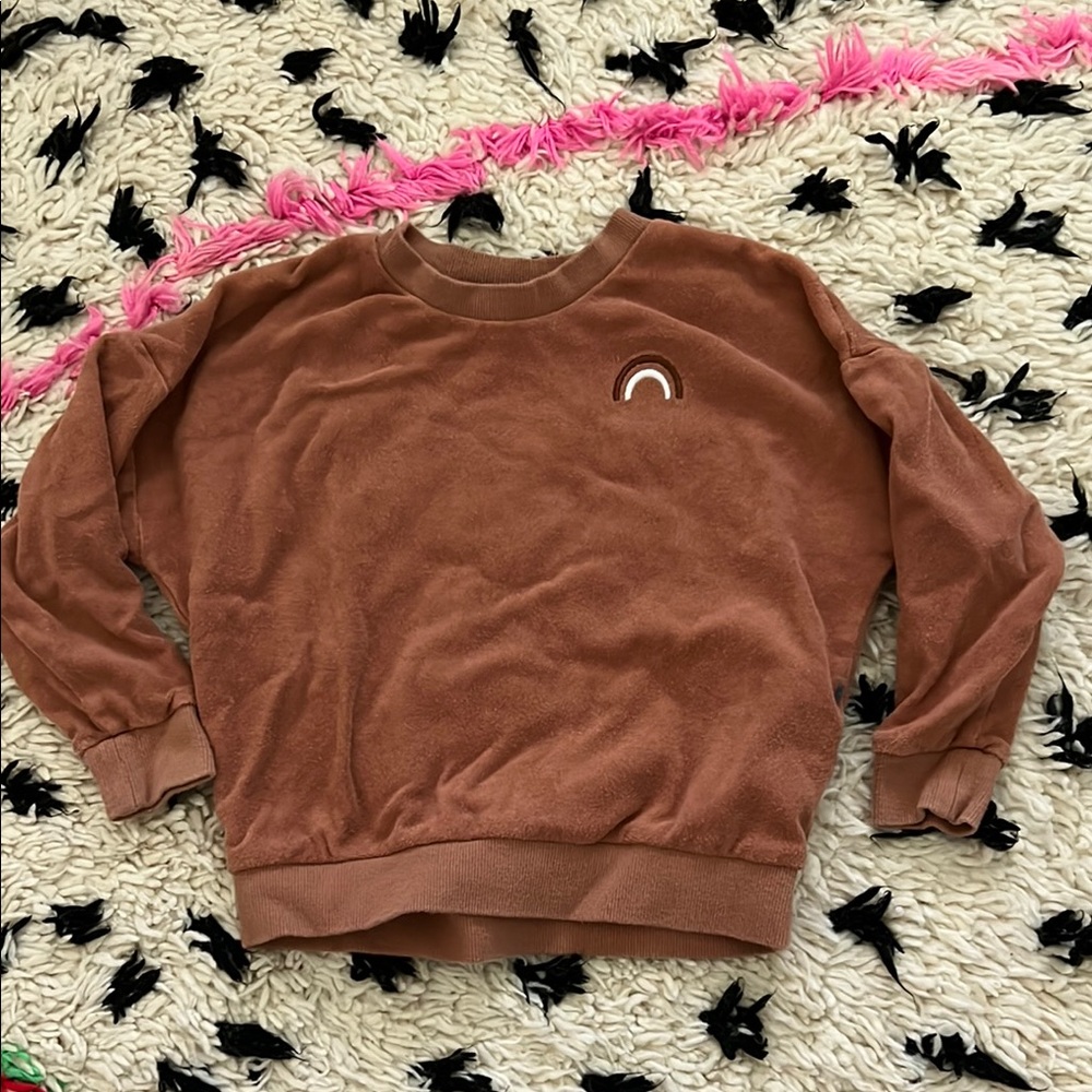 Rylee + Cru Rainbow Terry Sweatshirt